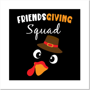 Funny Friendsgiving Squad  Happy Thanksgiving Turkey Day Posters and Art